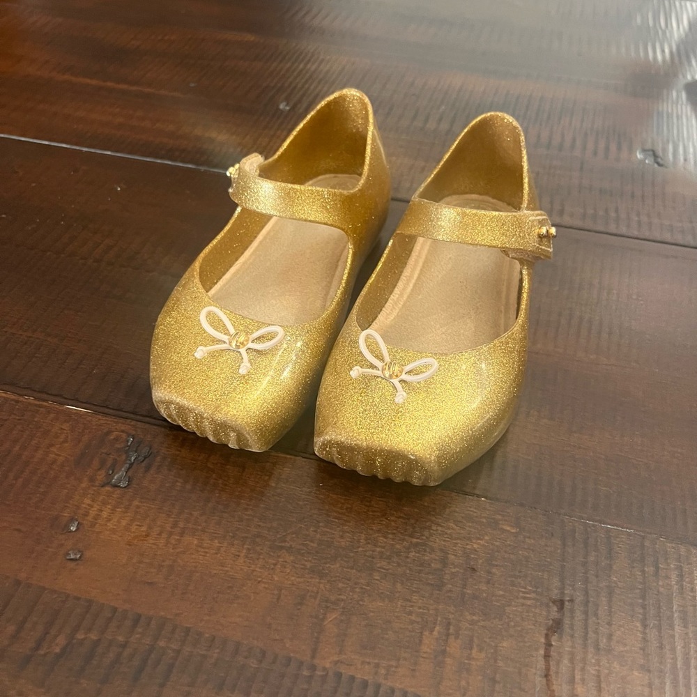 Size 9T assorted little girl shoes including 3 pairs of Mini Melissa’s